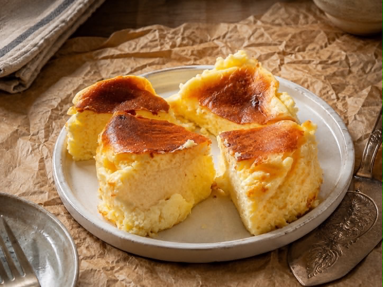 Classic Basque Cheesecake