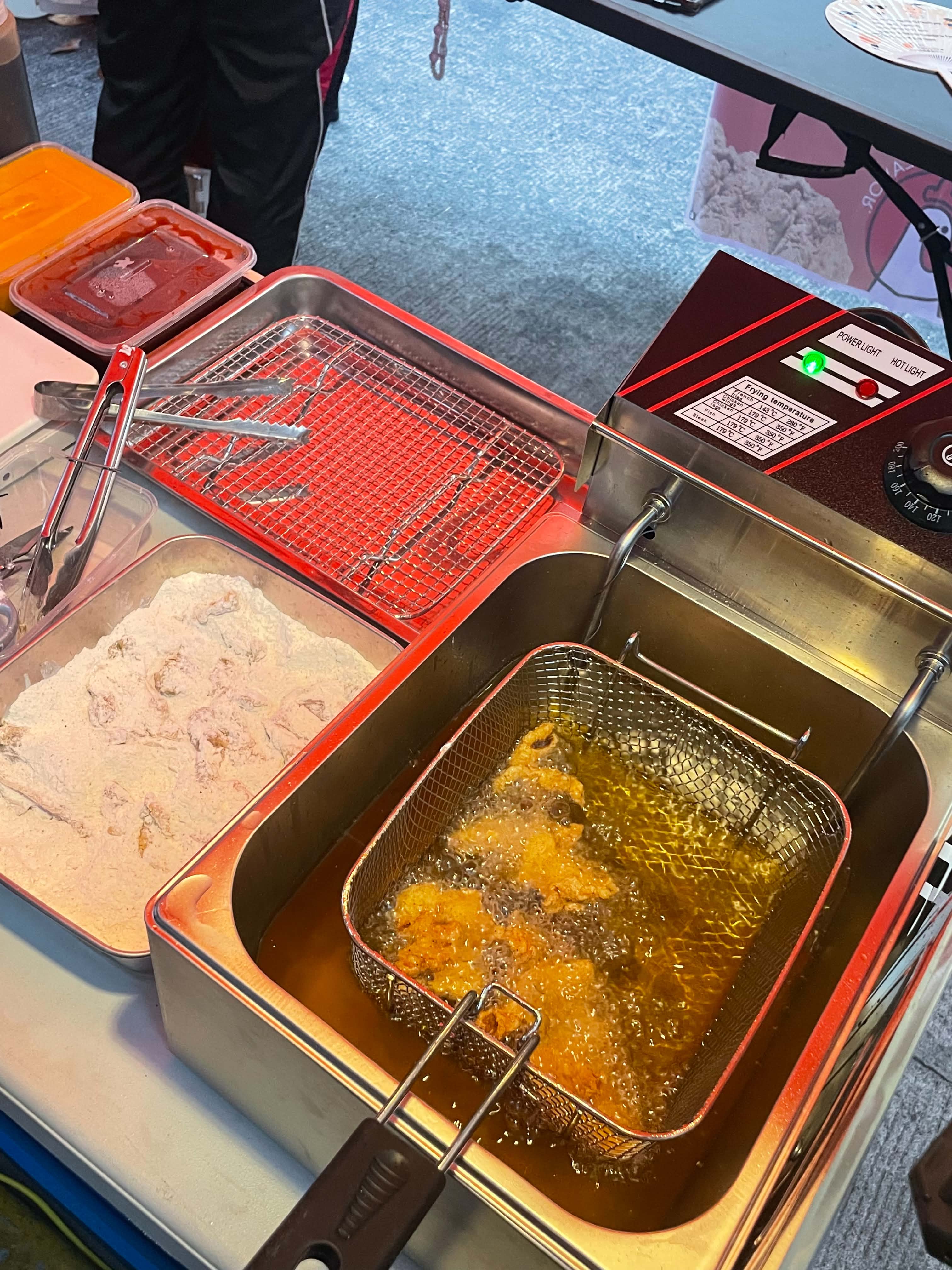 The Chicken Yard: straight from the fryer
